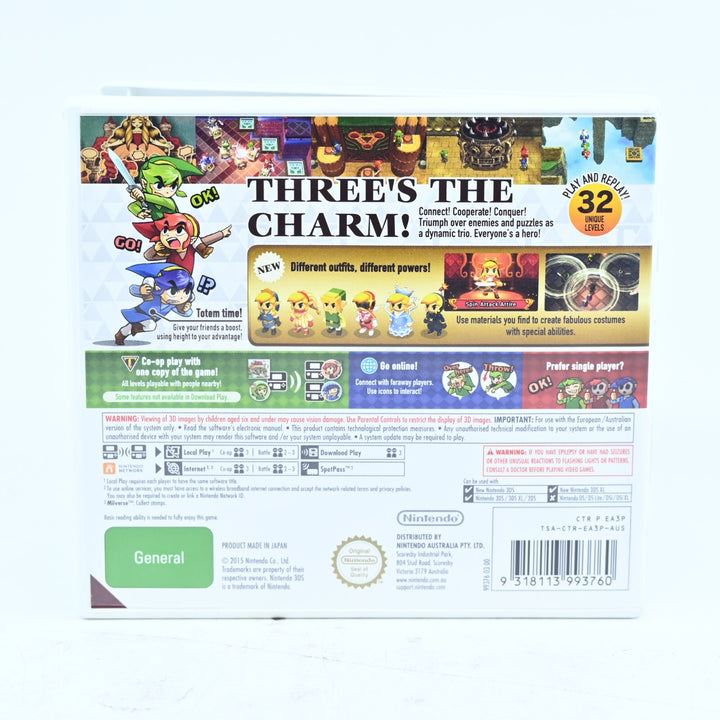 The Legend of Zelda: Tri Force Heroes - Nintendo 3DS Game FREE POST!
