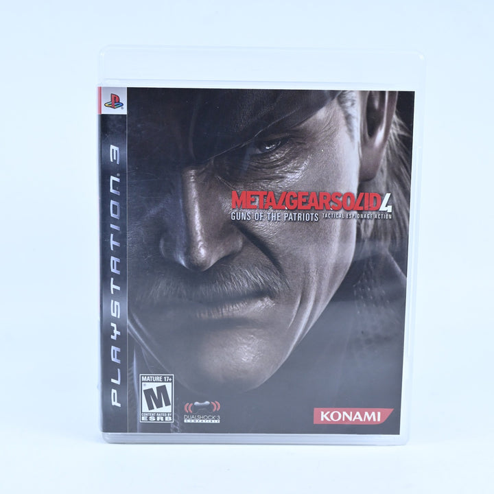 Metal Gear Solid 4: Guns of The Patriots - PS3 Game + Manual - Region Free