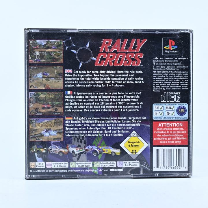 Rally Cross - Sony Playstation 1 / PS1 Game + Manual - PAL