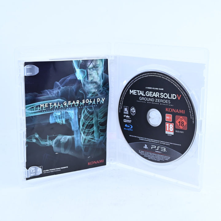 Metal Gear Solid V: Ground Zeroes - Sony Playstation 3 / PS3 Game + Manual