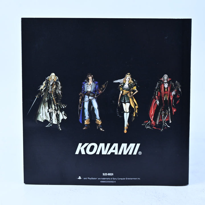 Castlevania: Symphony of the Night - PS1 Game + Manual - PAL - MINT DISC!