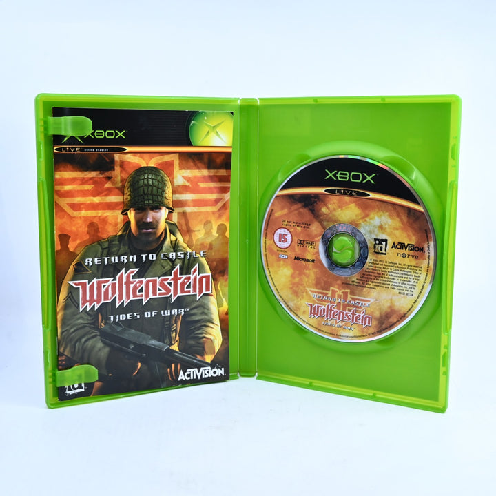 Return to Castle: Wolfenstein - Original Xbox Game + Manual - PAL - MINT DISC!