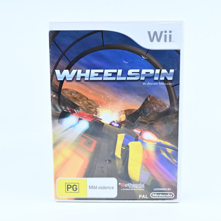 Wheelspin - Nintendo Wii Game + Manual - PAL - MINT DISC!