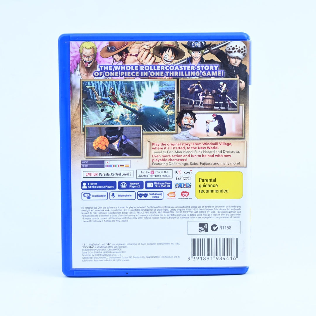 One Piece: Pirate Warriors 3 - Sony PS Vita Game - FREE POST!