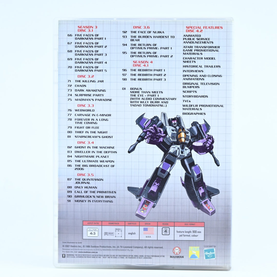 Transformers - Complete Collection - 17 Discs - Region  4 - DVD Boxset