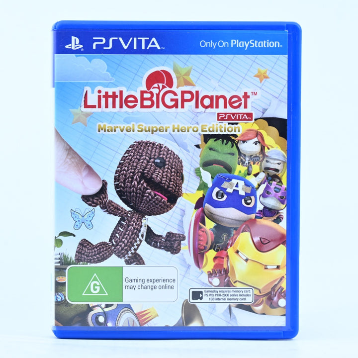 LittleBigPlanet Marvel Super Hero Edition - Sony PS Vita Game - FREE POST!