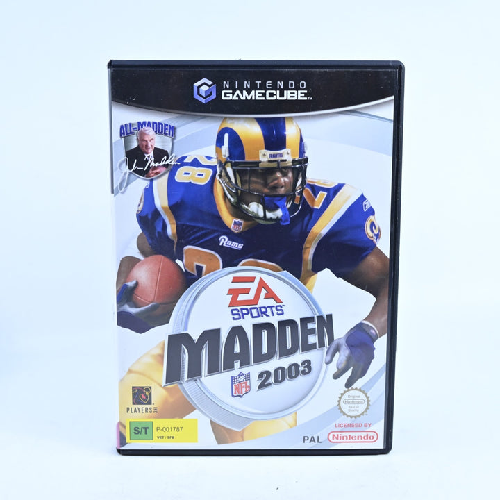 Madden NFL 2003 - Nintendo Gamecube Game + Manual - PAL - FREE POST!
