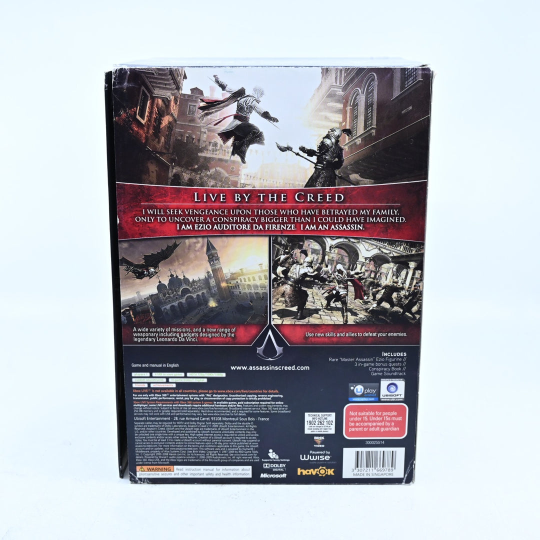 Assassin's Creed II: Black Editon - Xbox 360 Game + Manual - PAL - MINT DISC!