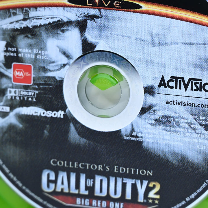 Call of Duty 2: Big Red One Collectors Edition - Original Xbox Game + Manual