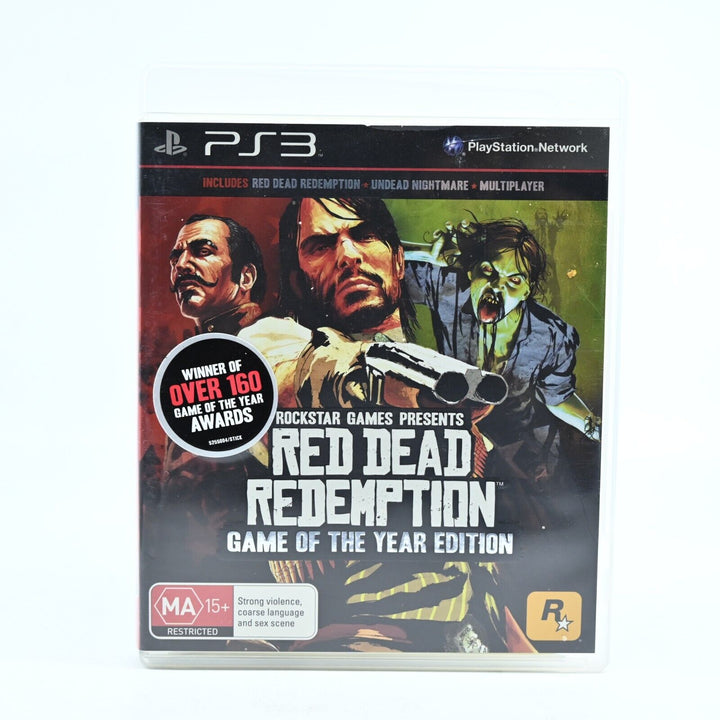 Red Dead Redemption - GOTY Edition - Sony Playstation 3 / PS3 Game + Manual