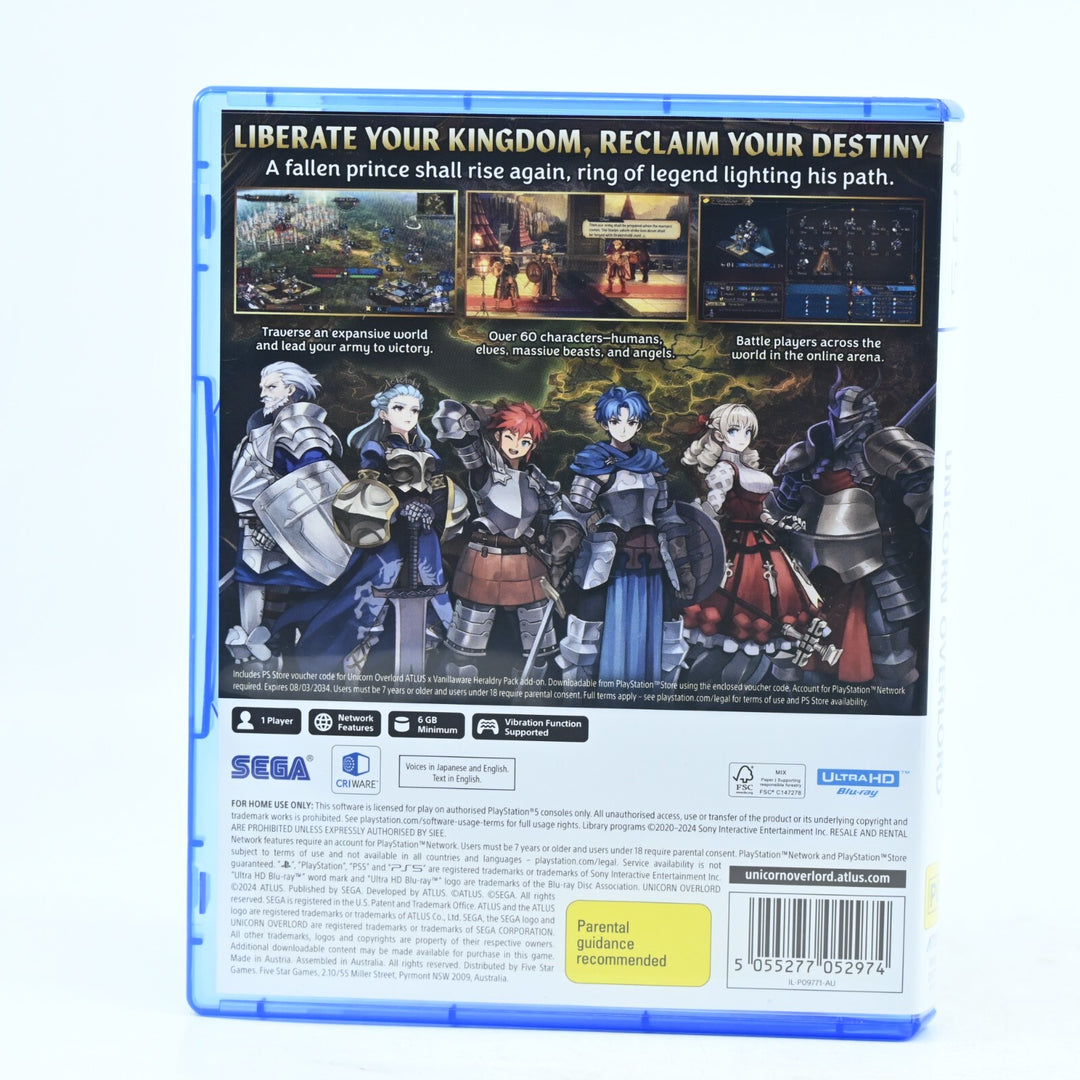 Unicorn Overlord - Sony Playstation 5 / PS5 Game - FREE POST!