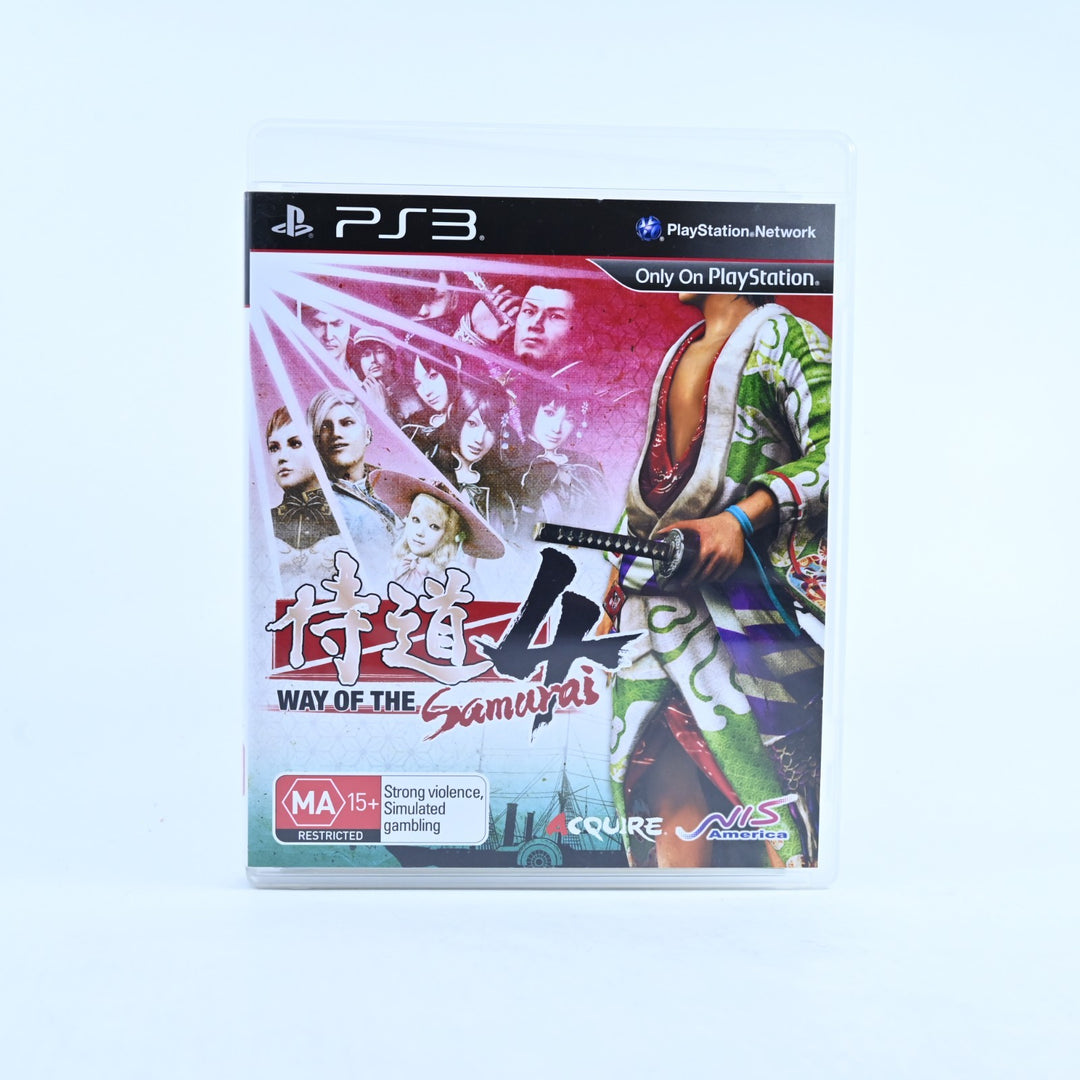Way of the Samurai 4 - Sony Playstation 3 / PS3 Game + Manual - MINT DISC!