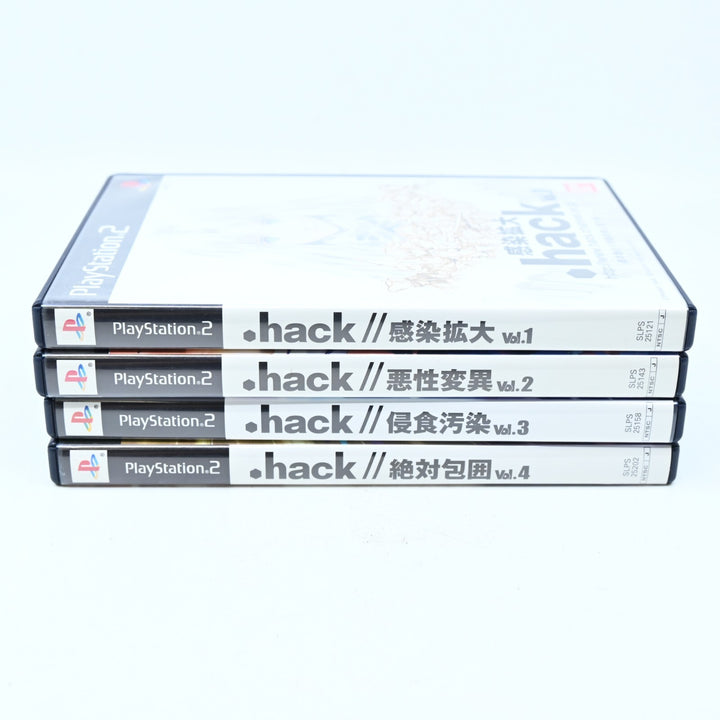 Dot .hack//G.U Vol. 1, 2, 3 & 4 - Sony Playstation 2 /PS2 Game + Manual - NTSC-J