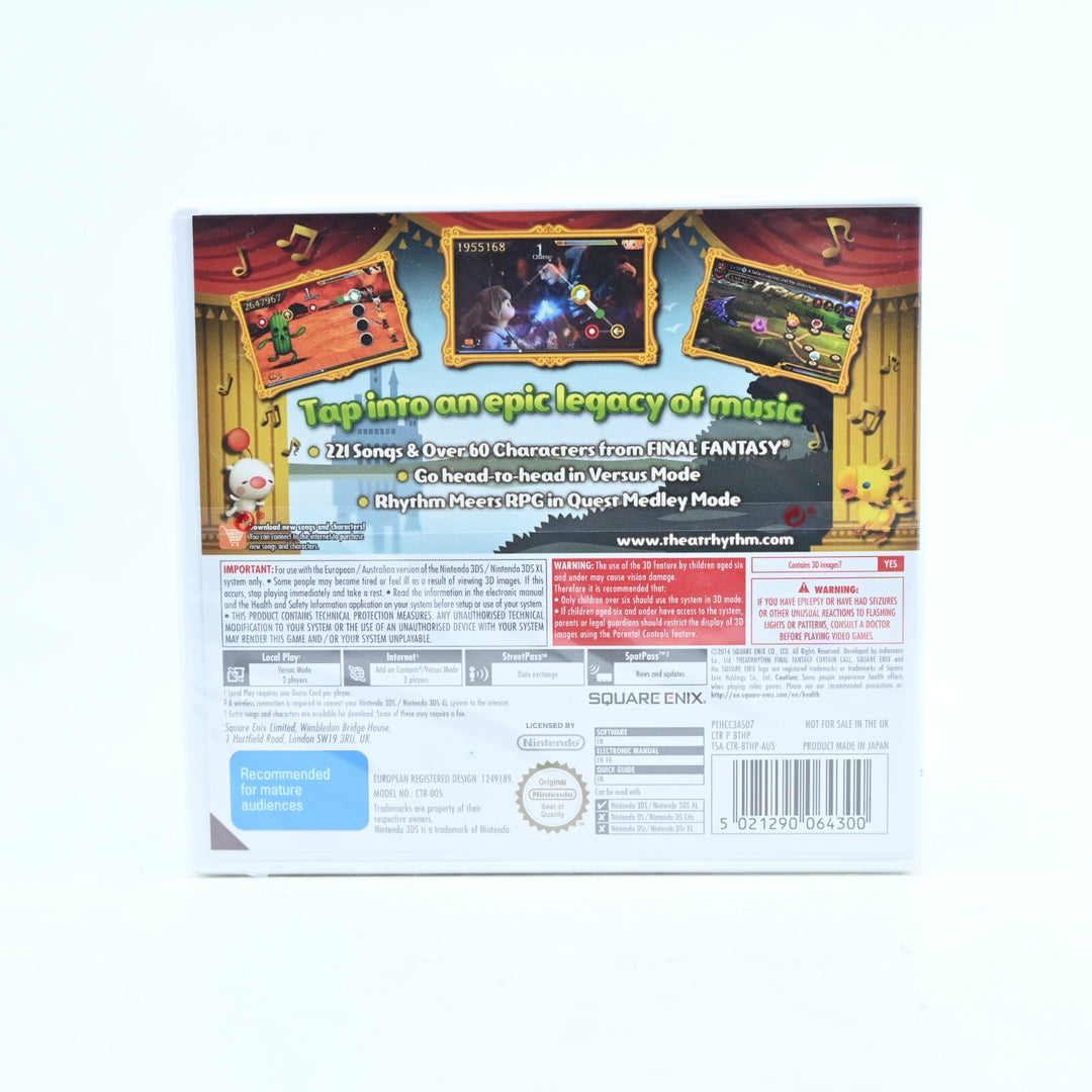 SEALED! Theatrhythm Final Fantasy: Curtain Call - Nintendo 3DS Game - PAL
