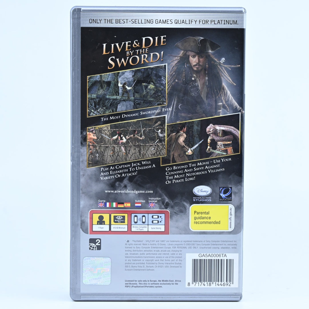 Pirates of the Caribbean: At World's End - Sony PSP Game - FREE POST!