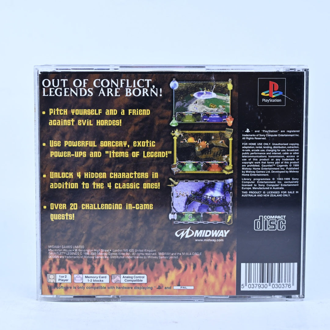 Gauntlet Legends - Sony Playstation 1 / PS1 Game + Manual - PAL - FREE POST!