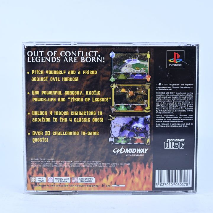 Gauntlet Legends - Sony Playstation 1 / PS1 Game + Manual - PAL - FREE POST!