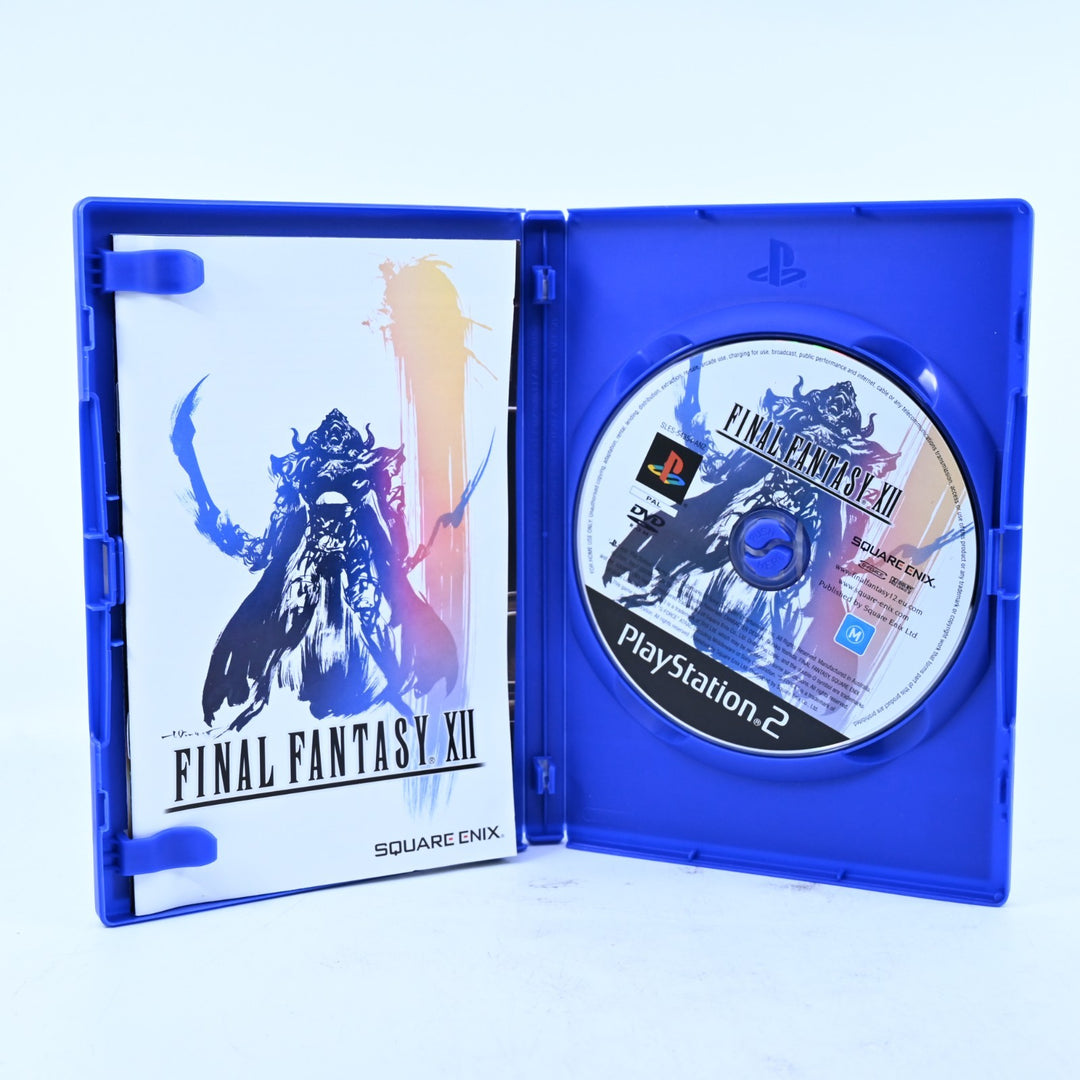 Final Fantasy XII - Sony Playstation 2 / PS2 Game + Manual - PAL - MINT DISC!