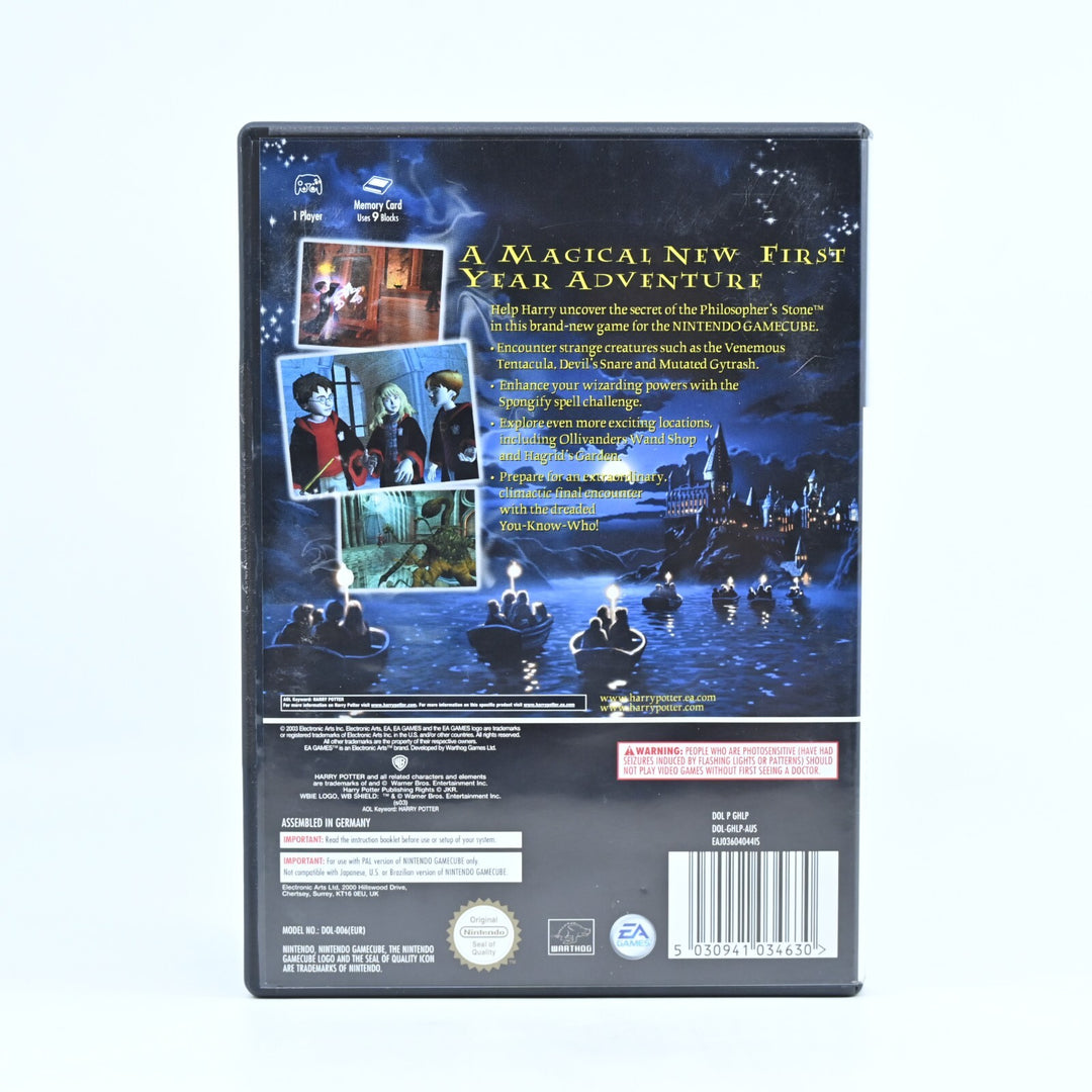 Harry Potter and the Philosopher's Stone - Nintendo Gamecube Game + Manual - PAL
