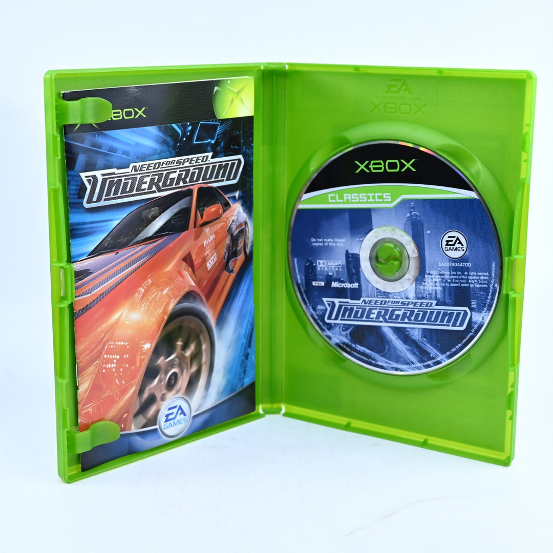 Need for Speed Underground - Original Xbox Game + Manual - PAL - NEAR MINT DISC!