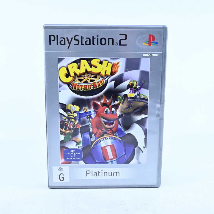 Crash Nitro Kart - Sony Playstation 2 / PS2 Game + Manual - PAL - MINT DISC!
