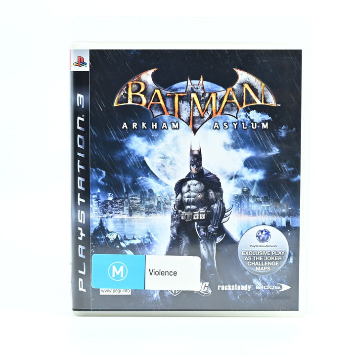 Batman: Arkham Asylum - Sony Playstation 3 / PS3 Game + Manual - FREE POST!