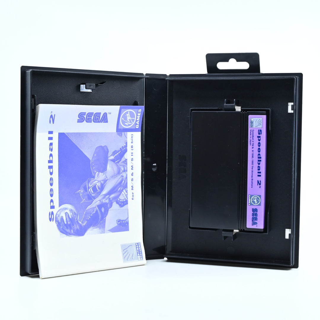 Speedball 2 - Sega Master System Game + Manual - PAL - FREE POST!
