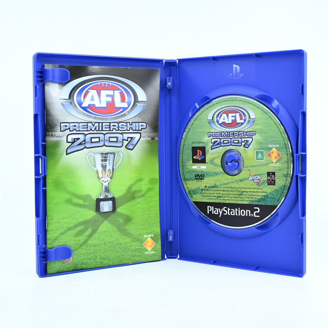 AFL Premiership 2007 - Sony Playstation 2 / PS2 Game + Manual - PAL