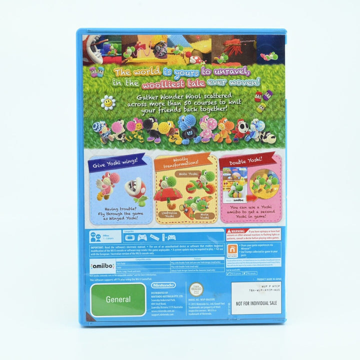 Yoshi's Woolly World - Nintendo Wii U Game - PAL - FREE POST!