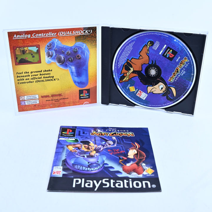 Disney's The Emperor's New Groove - Sony Playstation 1 / PS1 Game + Manual