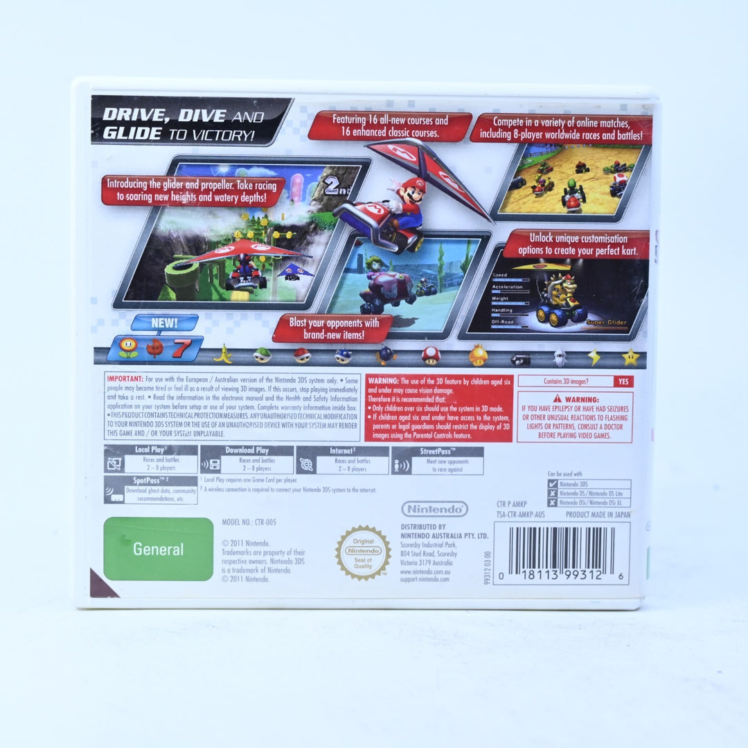 Mario Kart 7 - Nintendo 3DS Game - PAL + Manual - FREE POST!