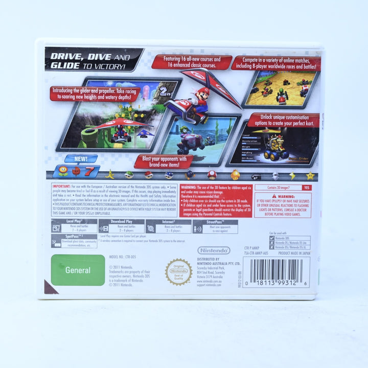 Mario Kart 7 - Nintendo 3DS Game - PAL + Manual - FREE POST!