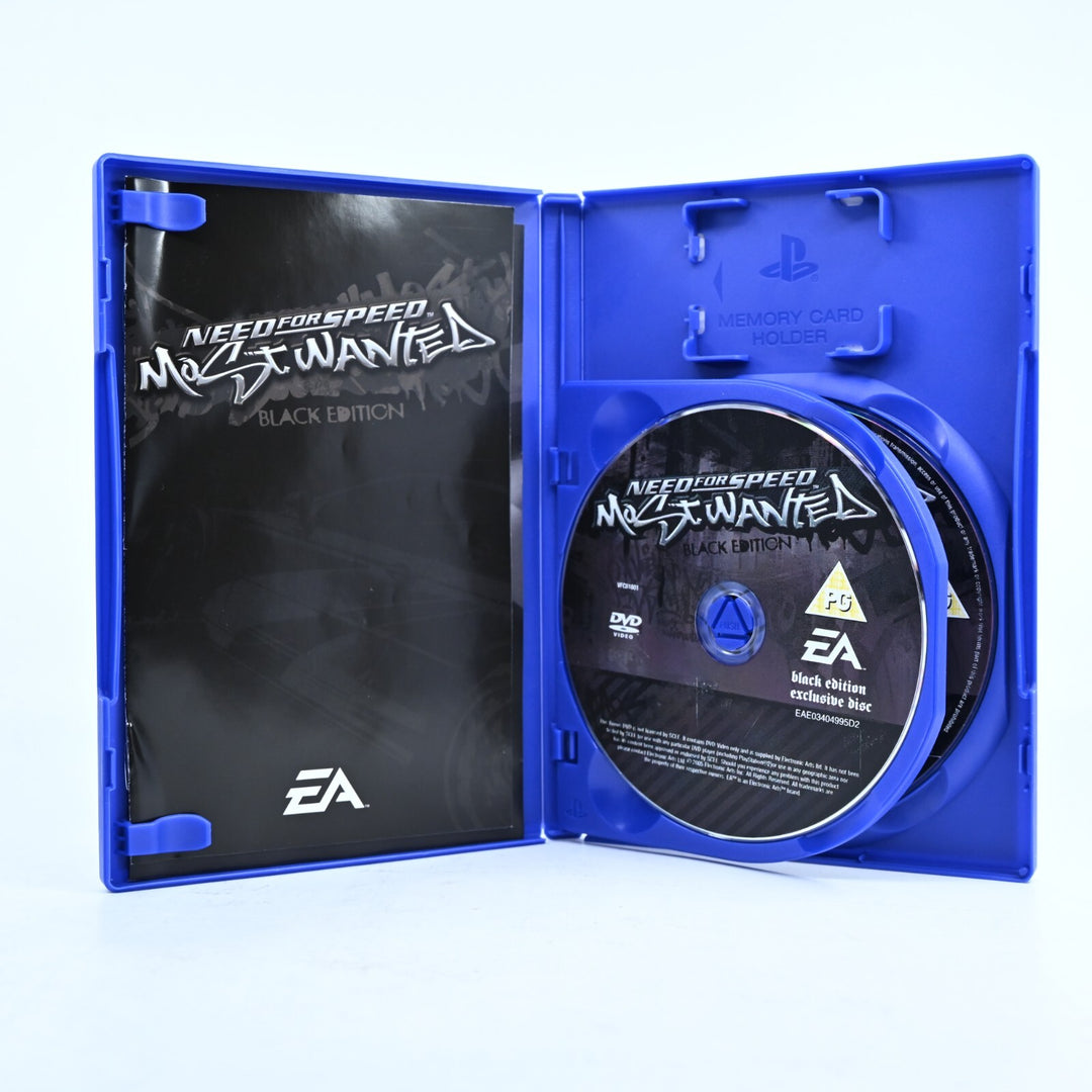 Need for Speed: Most Wanted - Black Edition - PS2 Game + Manual - MINT DISCS