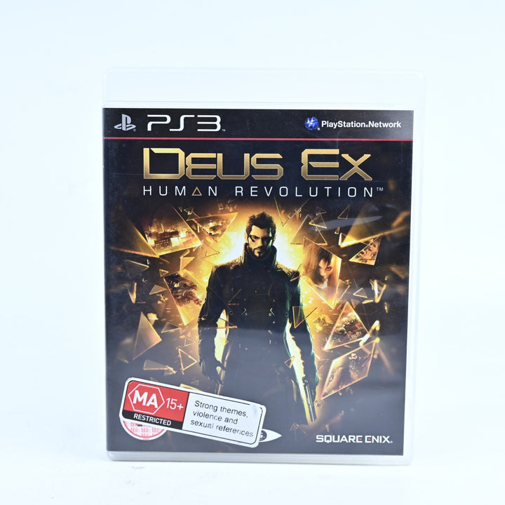 Deus Ex: Human Revolution - Sony Playstation 3 / PS3 Game + Manual