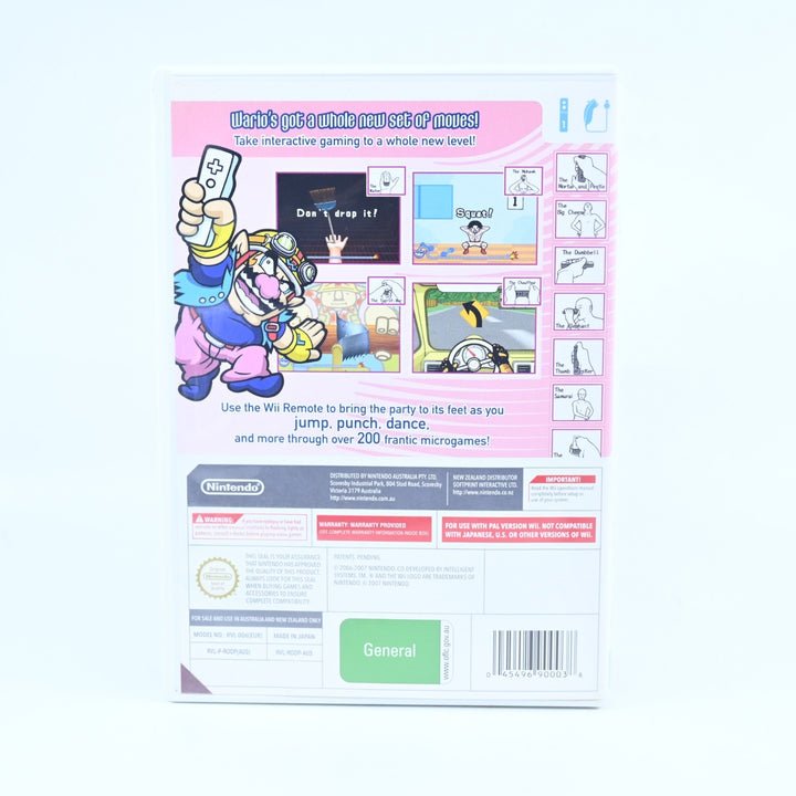 Wario Ware: Smooth Moves - Nintendo Wii Game + Manual - PAL - MINT DISC!