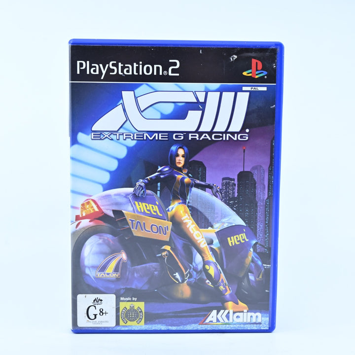 XG3: Extreme-G Racing - Sony Playstation 2 / PS2 Game - No Manual - MINT DISC!