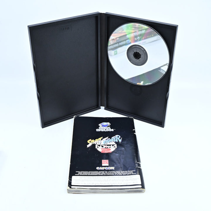 Street Fighter Alpha 2 - Sega Saturn Game - PAL - MINT DISC!