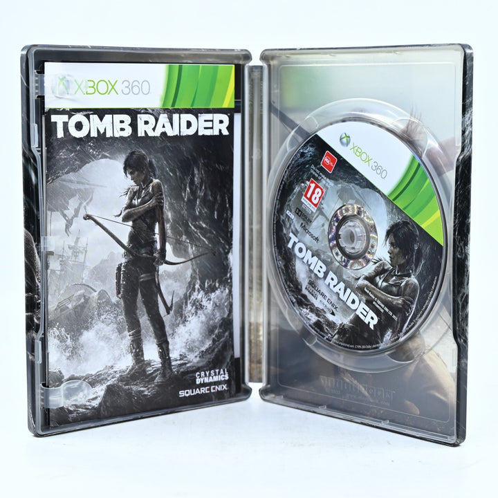 Tomb Raider Steelbook - Xbox 360 Game + Manual - PAL