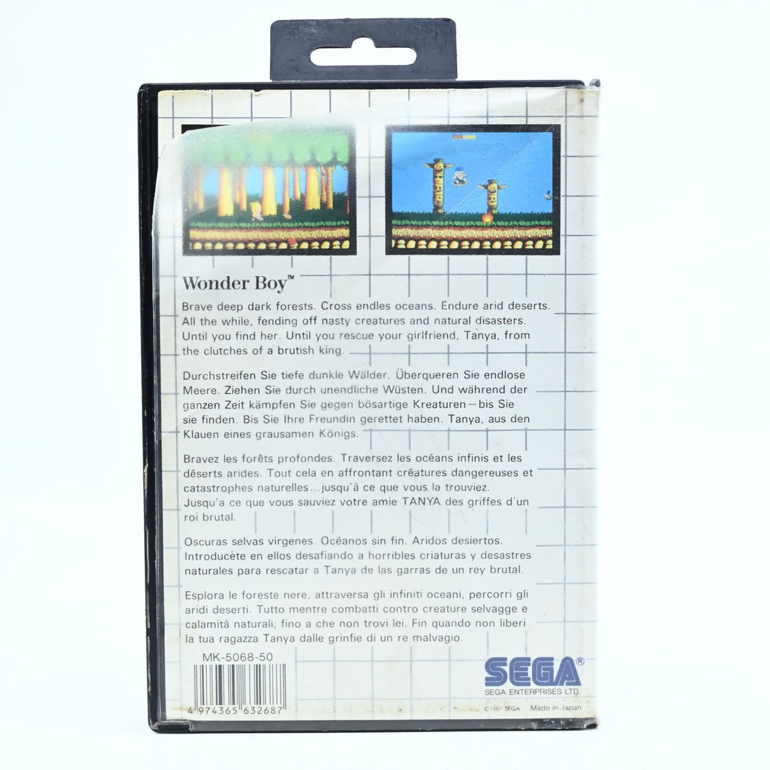 Wonder Boy The Mega Cartridge - Sega Master System Game - PAL - FREE POST!