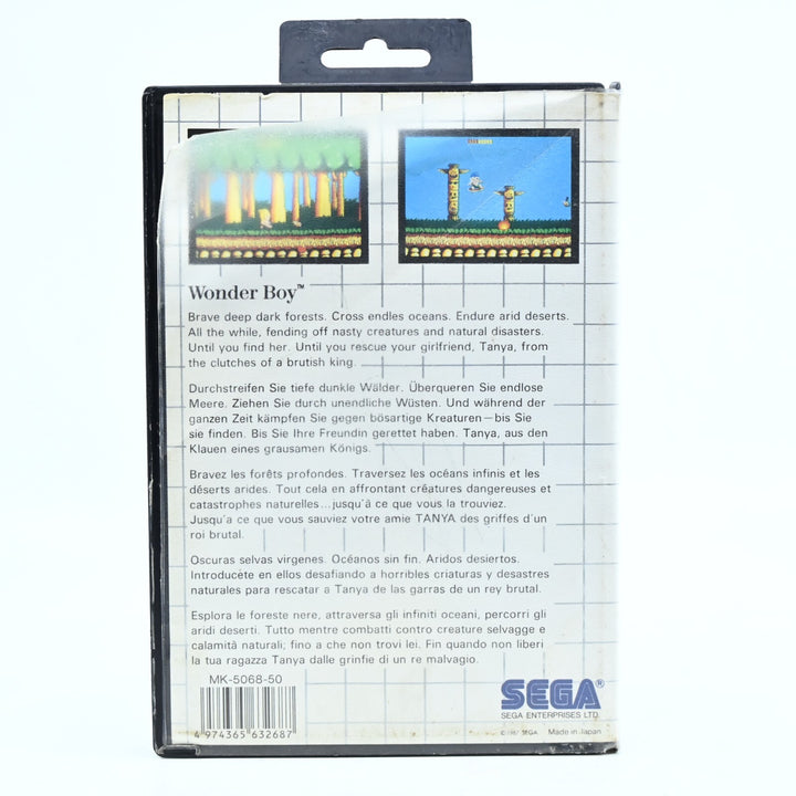 Wonder Boy The Mega Cartridge - Sega Master System Game - PAL - FREE POST!