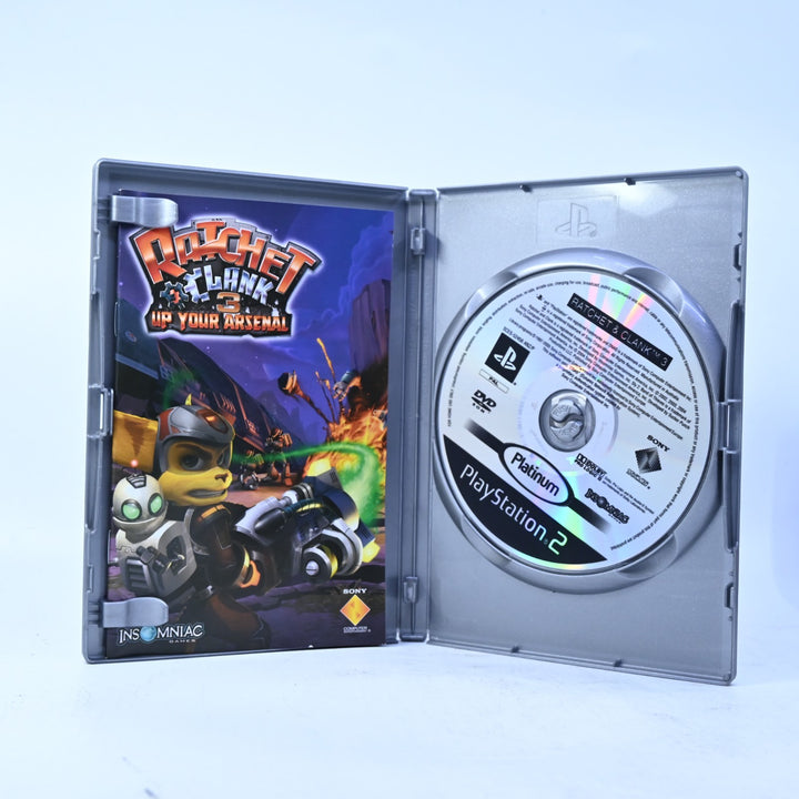 Ratchet &amp; Clank 3: Up Your Arsenal - Sony Playstation 2 / PS2 Game + Manual