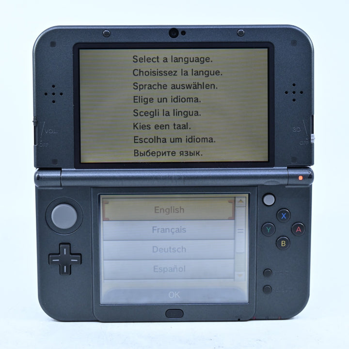 Metallic Black - 'New' Nintendo 3DS XL Console RED-001 - PAL FREE POST