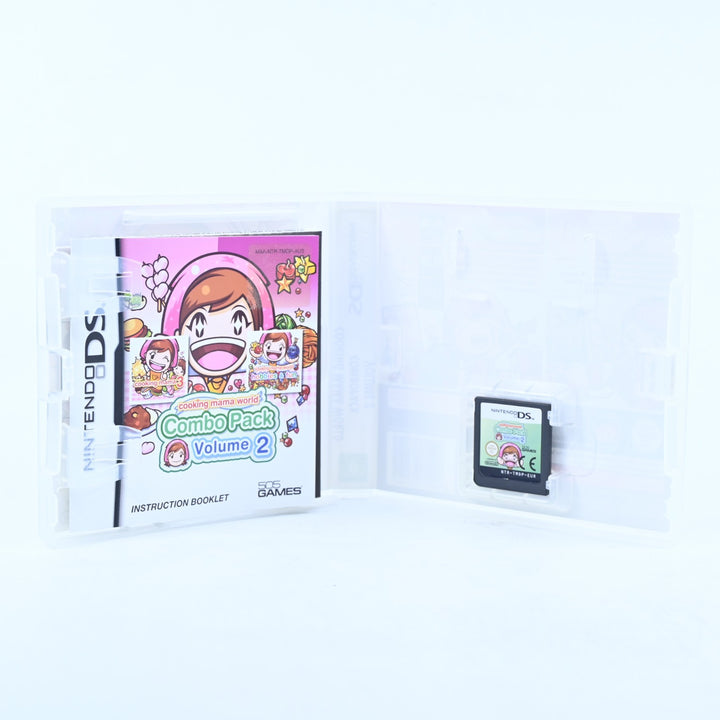 Cooking Mama World Combo Pack Volume 2 - Nintendo DS Game - PAL + Manual