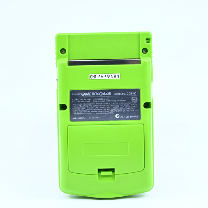 Lime Green (Kiwi) Nintendo Gameboy Color Console - CGB-001 - FREE POST!