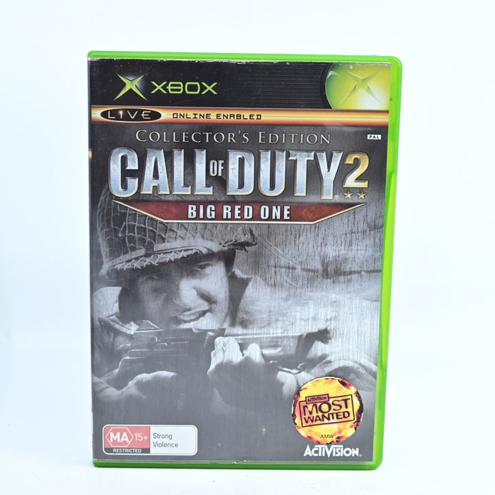 Call of Duty 2: Big Red One Collectors Edition - Original Xbox Game + Manual