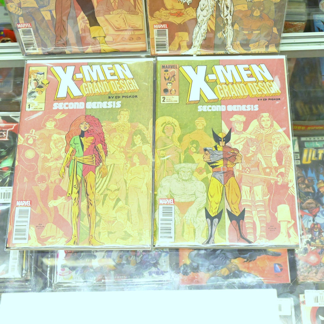 X-Men: Grand Design Parts 1&2 + 2nd Genesis Parts 1&2 - Piskor - Marvel Comics