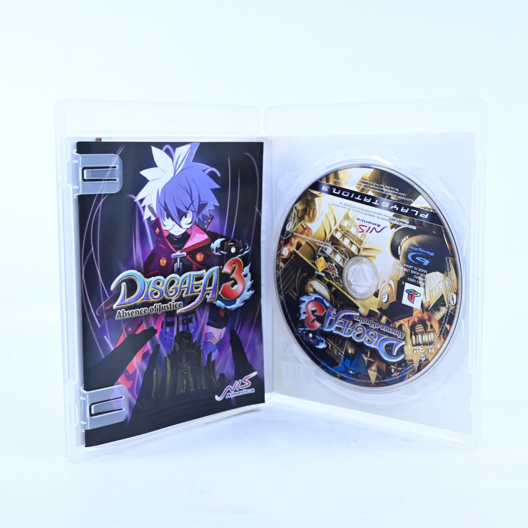 Disgaea 3: Absence of Justice - Sony Playstation 3 / PS3 Game + Manual