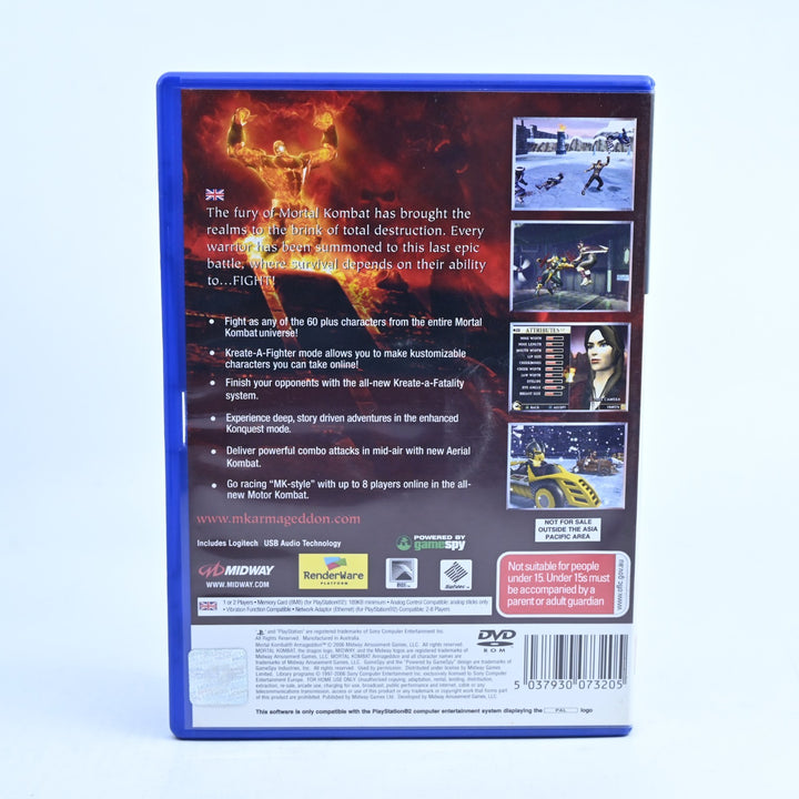 Mortal Kombat: Armageddon - Sony Playstation 2 / PS2 Game + Manual - PAL