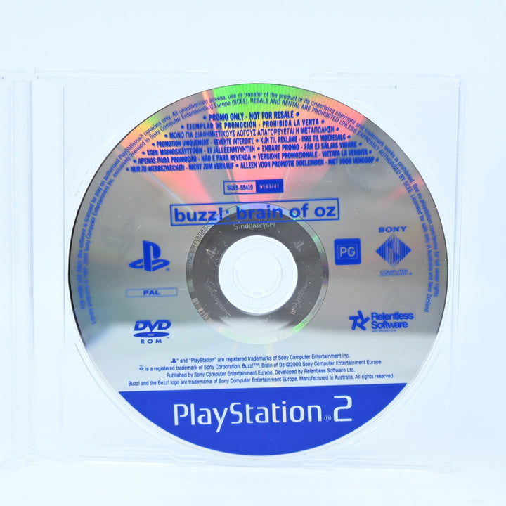 BUZZ! Brain of Oz - Promo Disc - PS2 Game - Disc Only - PAL - MINT DISC!