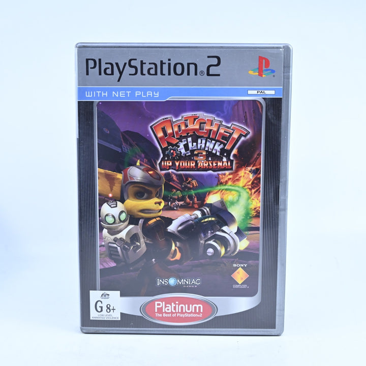 Ratchet & Clank 3: Up Your Arsenal - Sony Playstation 2 / PS2 Game + Manual